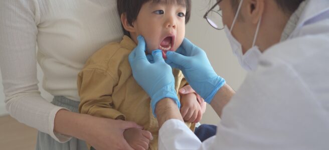 boy having a dental checkup